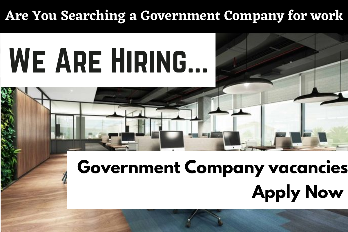 Urgent Job Vacancy for Government company