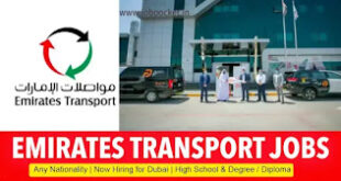 Exciting Jobs at Emirates Transport in Dubai and Abu Dhabi
