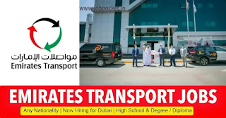 Exciting Jobs at Emirates Transport in Dubai and Abu Dhabi