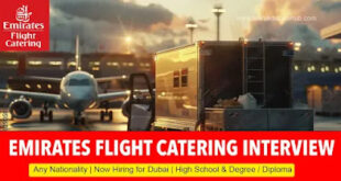 Emirates Flight Catering Interviews 2024