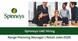 Spinneys UAE Hiring Range Planning Manager | Retail Jobs 2026