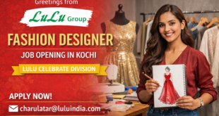 Lulu Group Careers: Fashion Designer Vacancy at Lulu Celebrate, Kochi