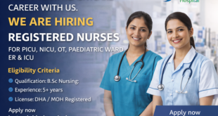 Zulekha Hospital Critical Care Nurse jobs