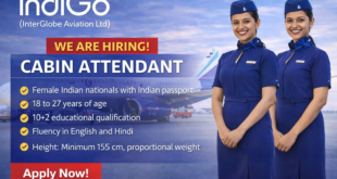 IndiGo Cabin Attendant Recruitment | Cabin Crew Jobs in India